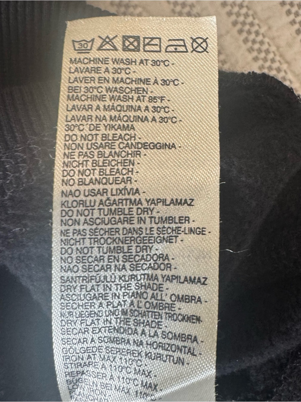 Diesel F-Gertrude-Z Black Rose Embroidered Oversized Sweatshirt 100% Cotton - Picture 6 of 10
